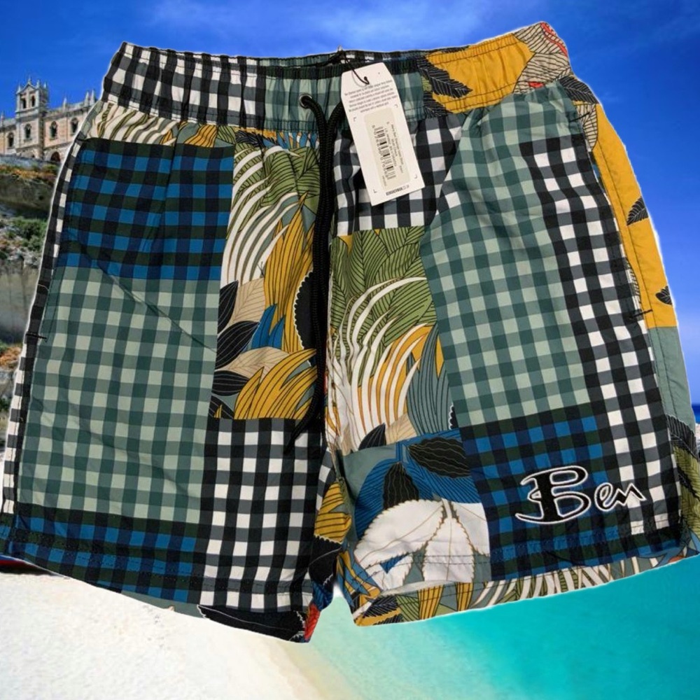 Ben Sherman X House of Holland Streetwear Swim Shorts NWT